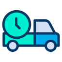 external pickup-truck-logistic-delivery-kiranshastry-lineal-color-kiranshastry icon