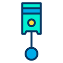 external piston-car-service-kiranshastry-lineal-color-kiranshastry icon