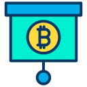 external presentation-bitcoin-kiranshastry-lineal-color-kiranshastry icon