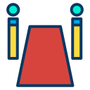 external red-carpet-cinema-kiranshastry-lineal-color-kiranshastry icon