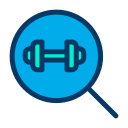 external search-fitness-kiranshastry-lineal-color-kiranshastry icon