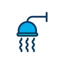 external shower-hygiene-kiranshastry-lineal-color-kiranshastry icon