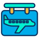 external sign-airport-kiranshastry-lineal-color-kiranshastry icon