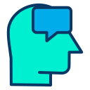 external thinking-communication-kiranshastry-lineal-color-kiranshastry icon
