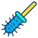 external toilet-brush-cleaning-kiranshastry-lineal-color-kiranshastry icon