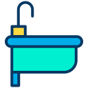 external washbasin-bathroom-kiranshastry-lineal-color-kiranshastry icon