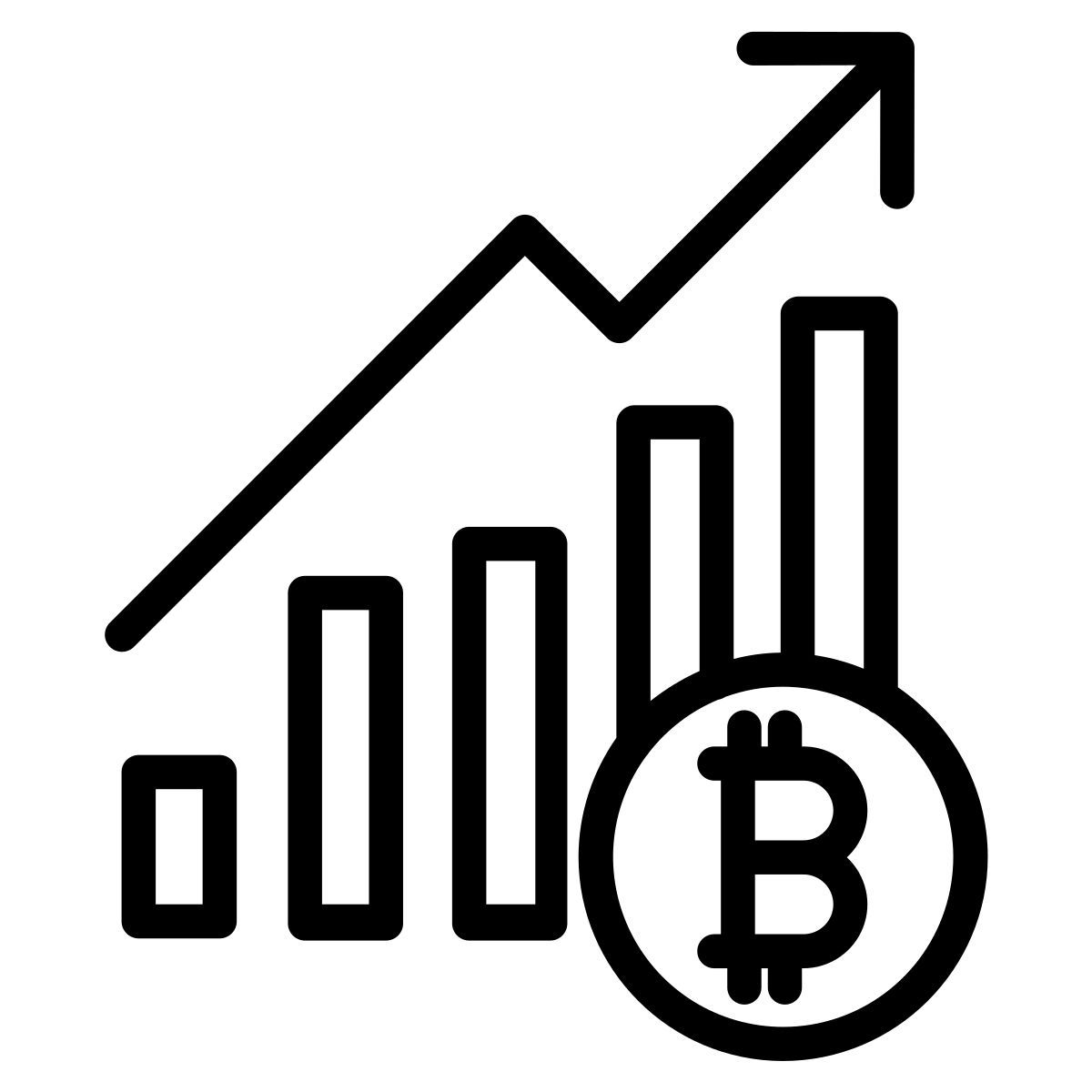 financial growth icon