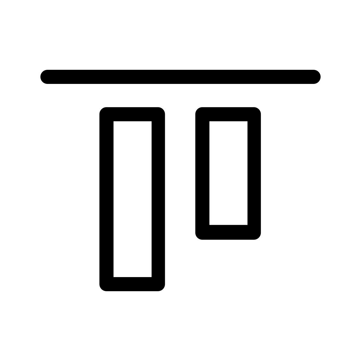alignement central icon