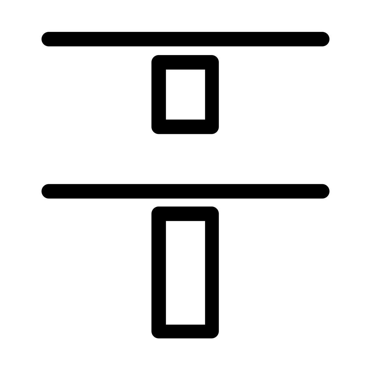 alignement central icon