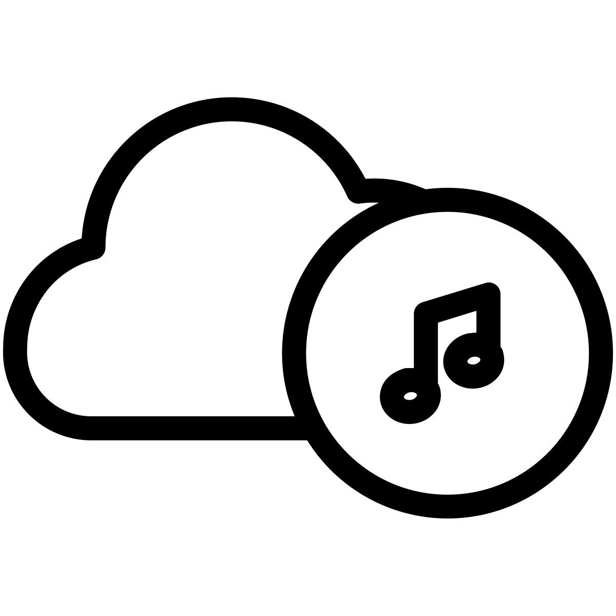 musica sulla nuvola icon