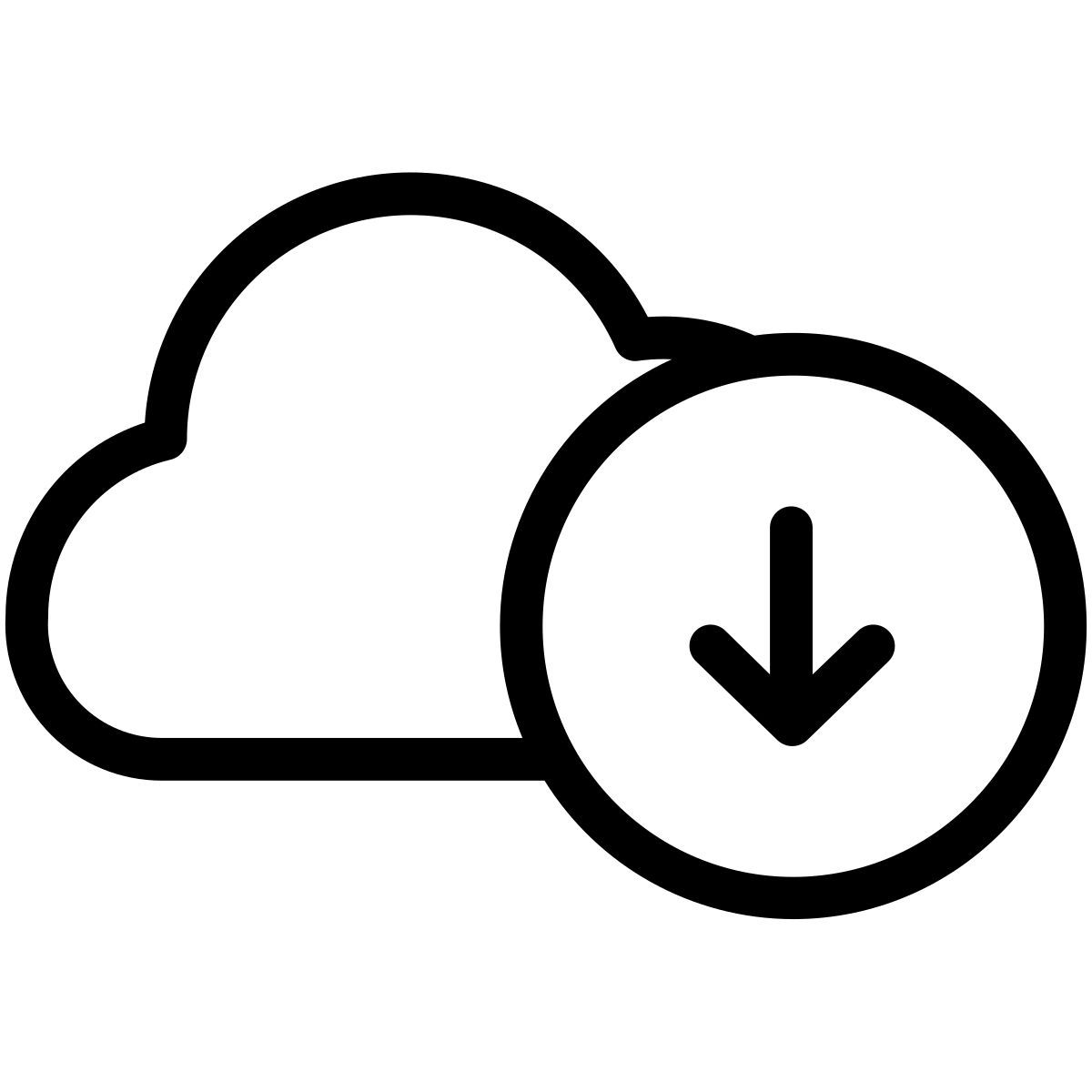 cloud download icon