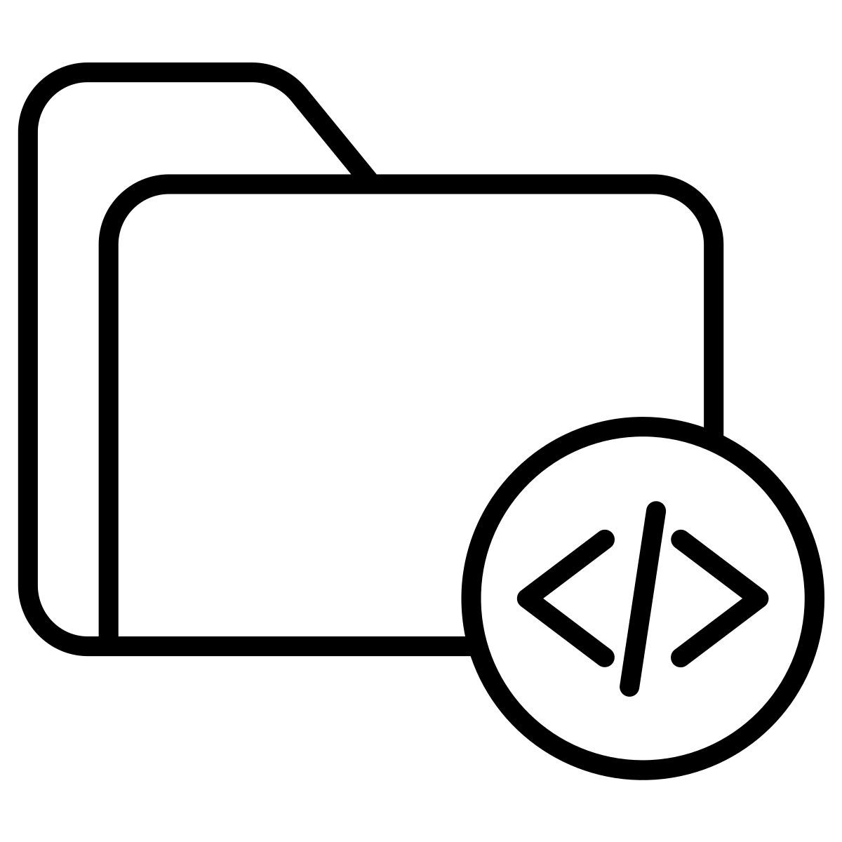code folder icon