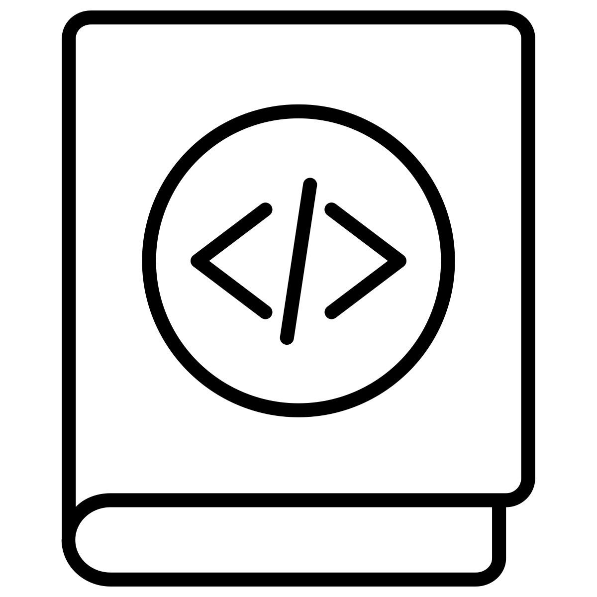 coding book icon