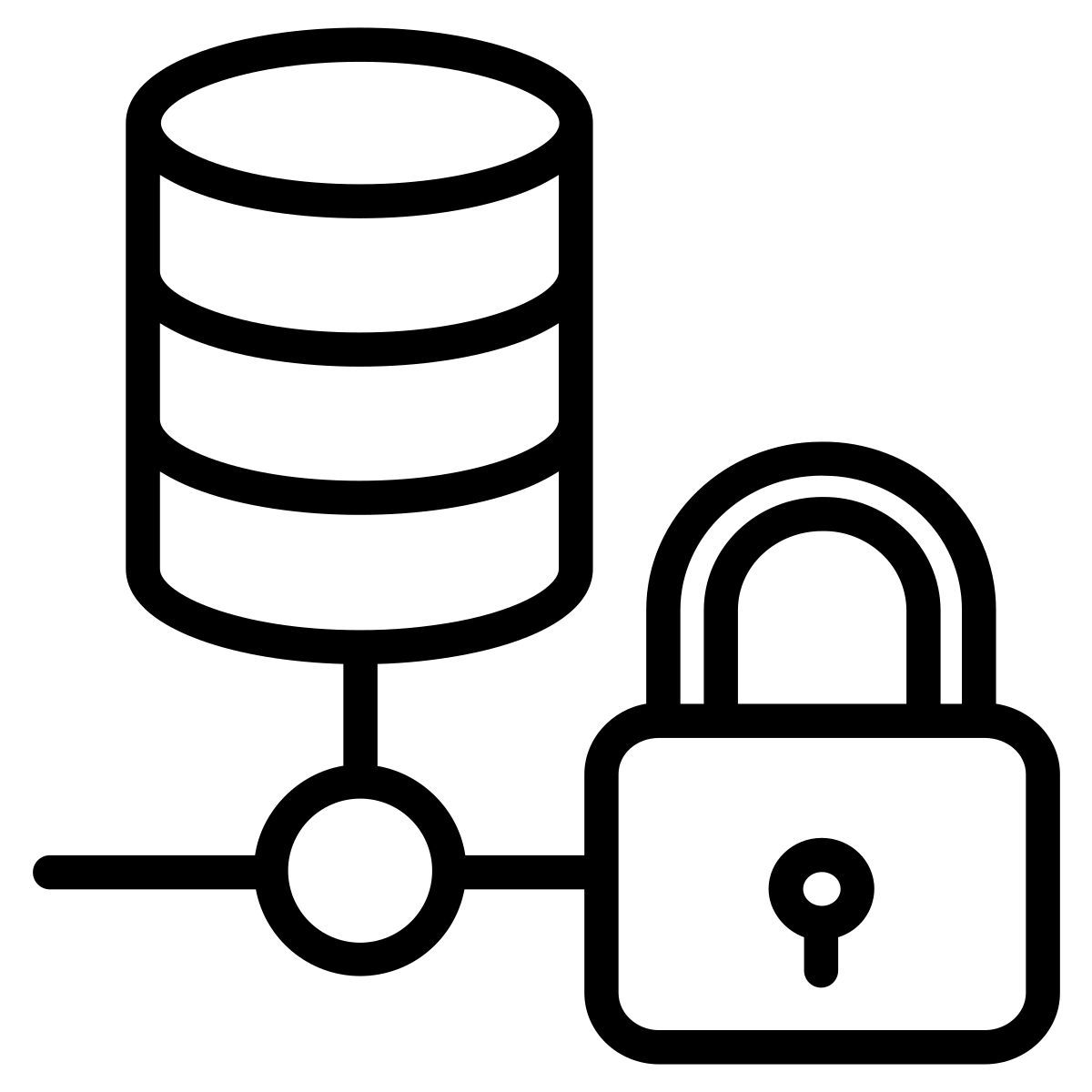 sichere datenbank icon