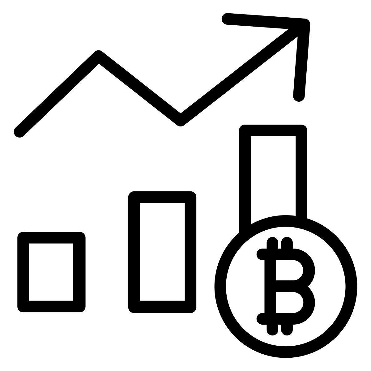 financial growth icon