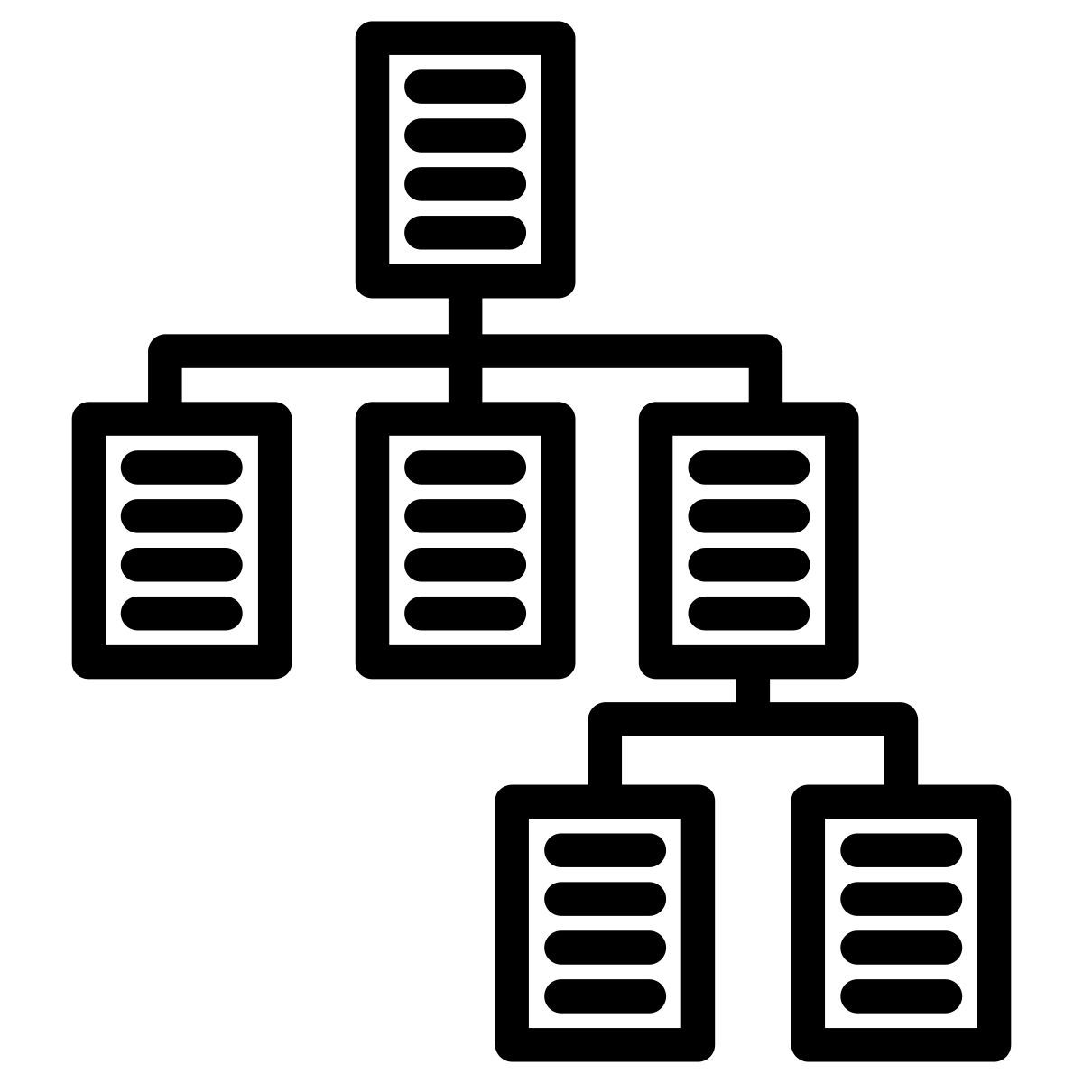 hierarchische struktur icon