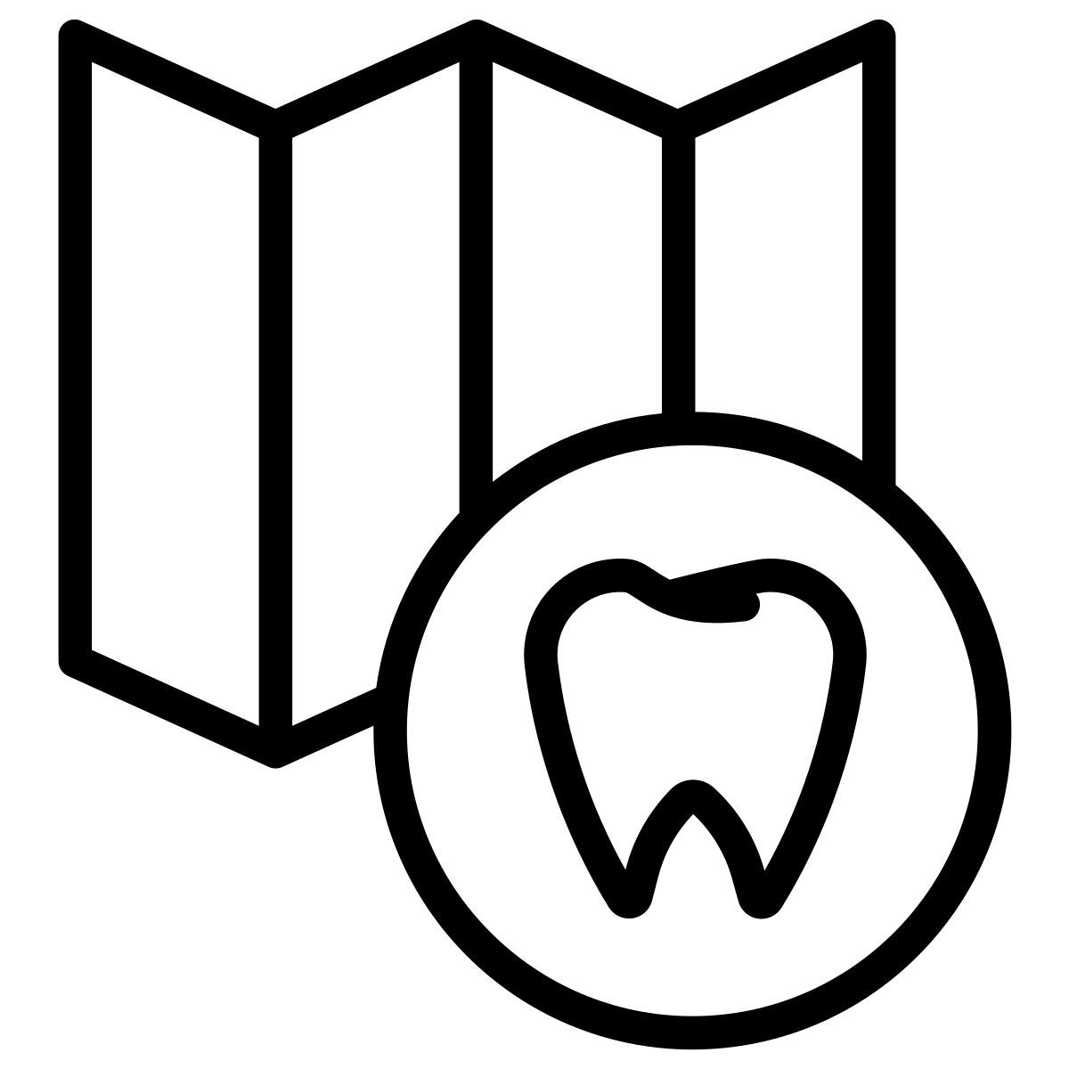 dental clinic location icon