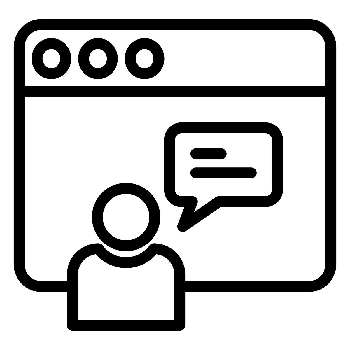 online chat icon