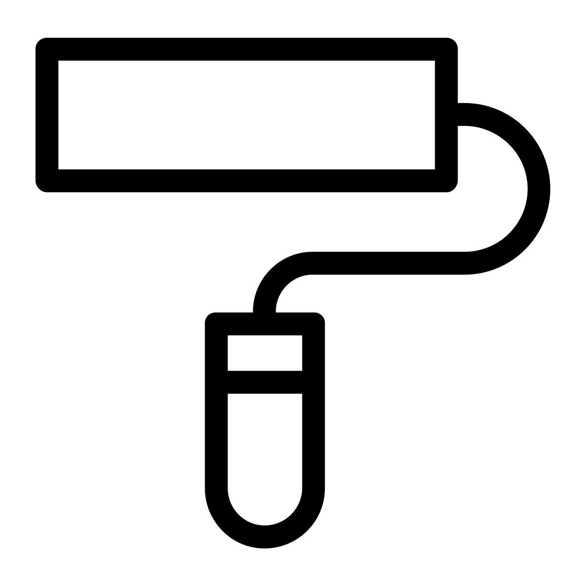 rouleau à peinture icon