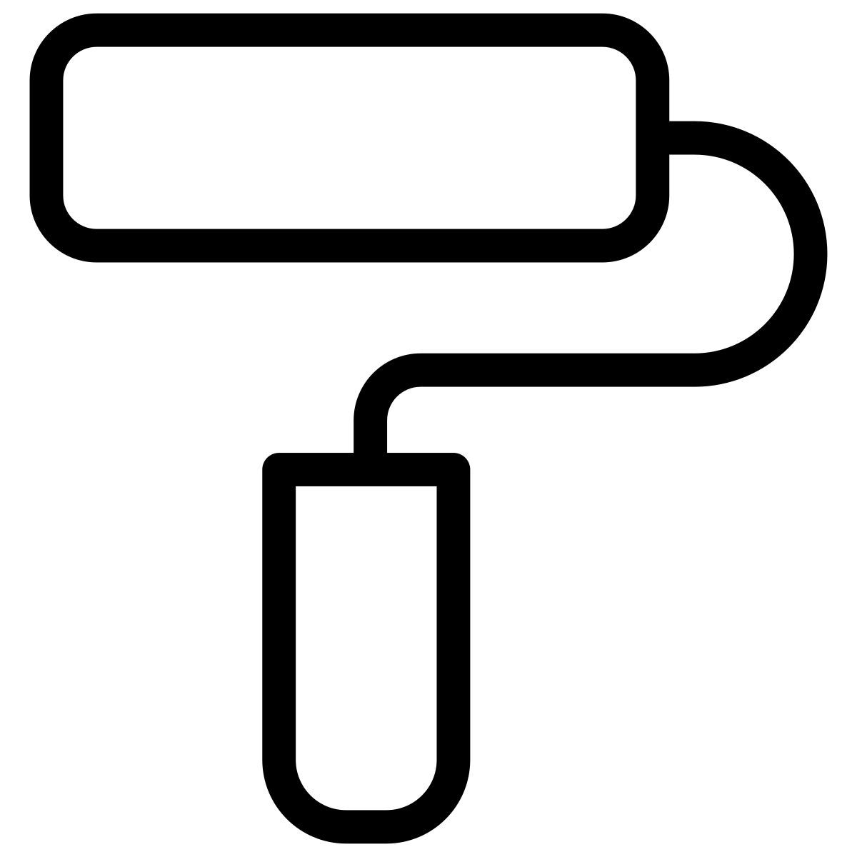 rouleau à peinture icon