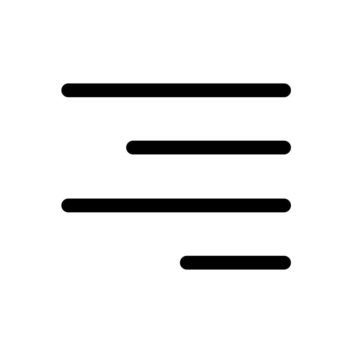 alignement correct icon