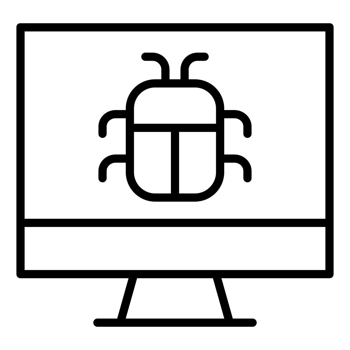 computer bug icon