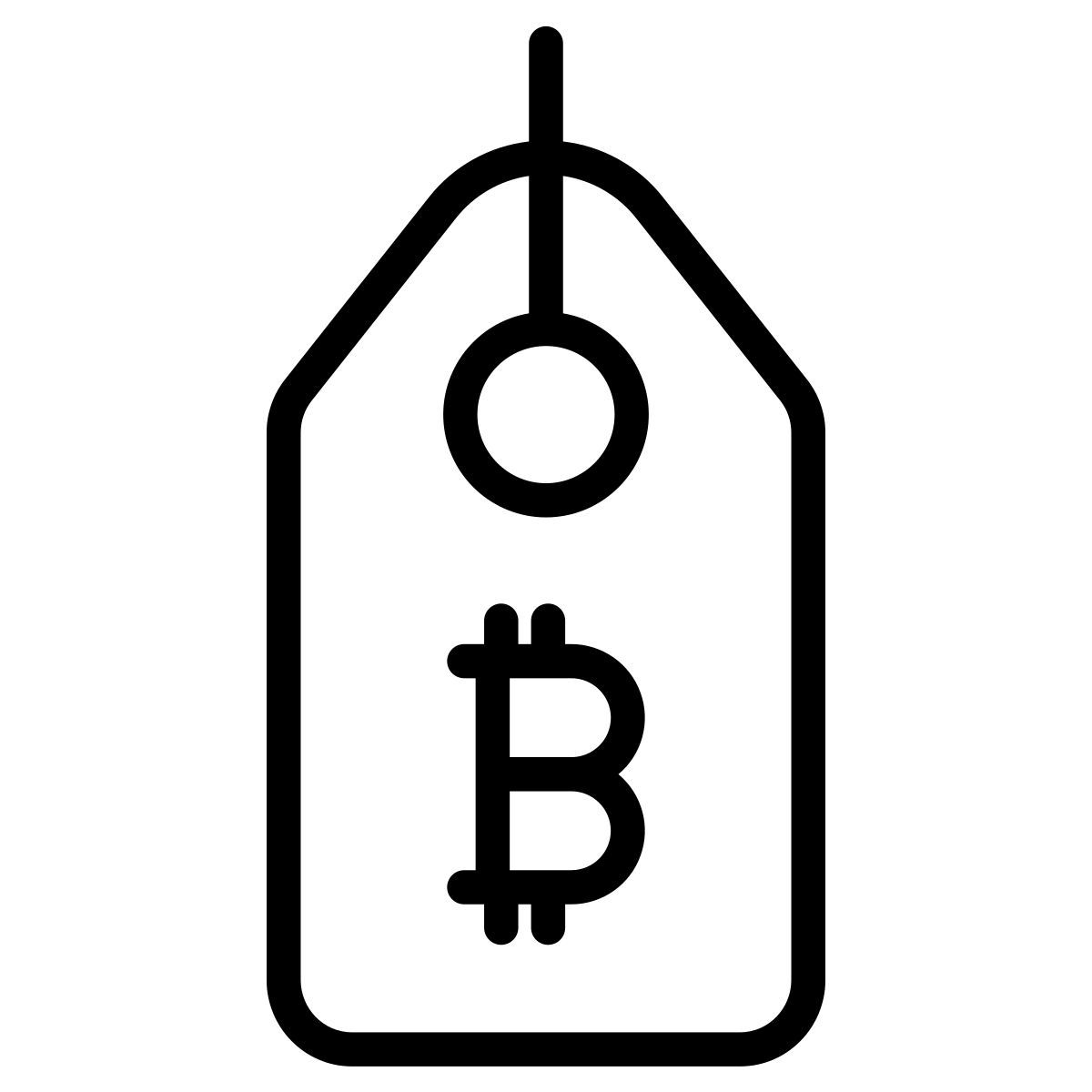 bitcoin tag icon