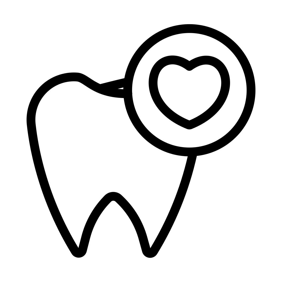 healthy tooth icon