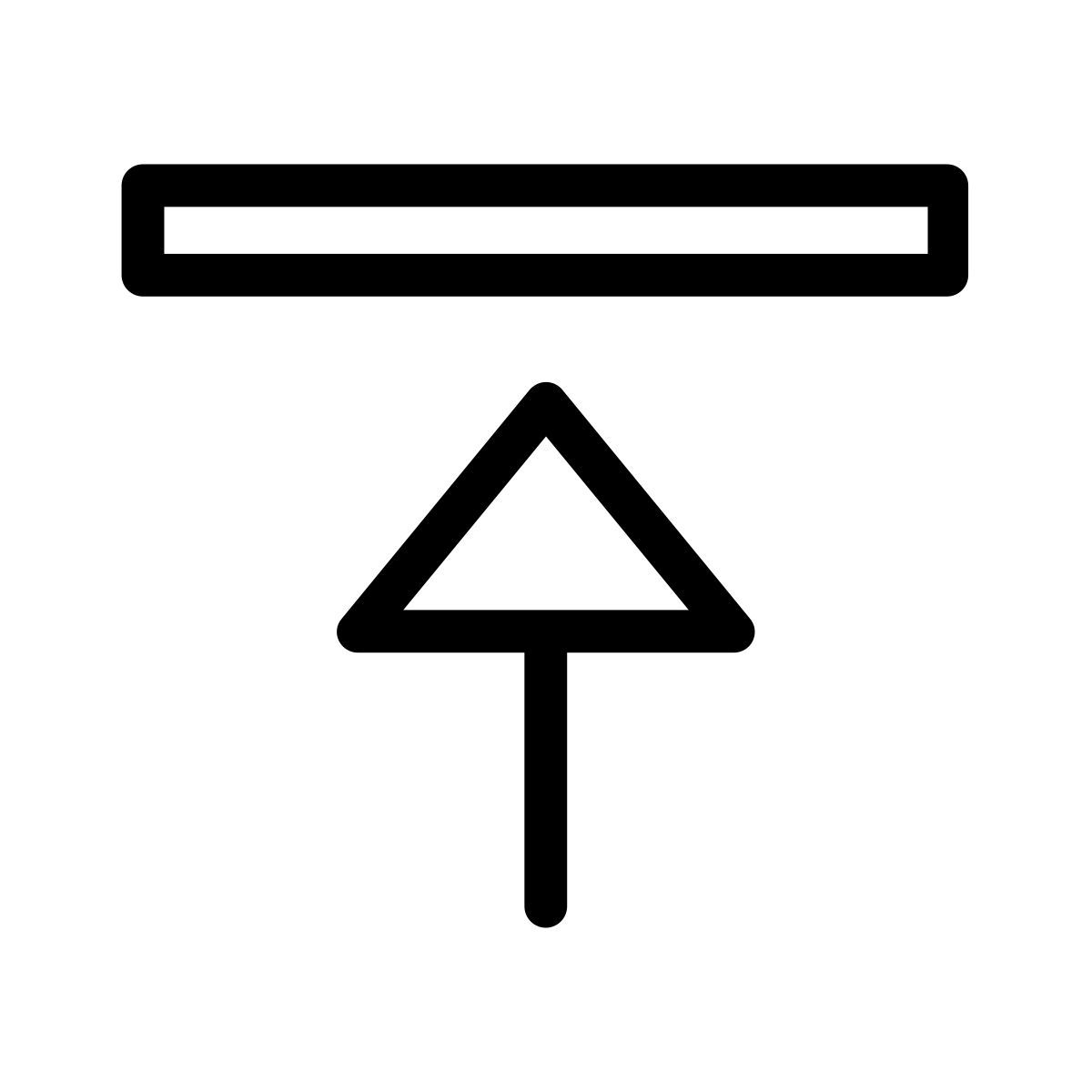 flèche vers le haut icon