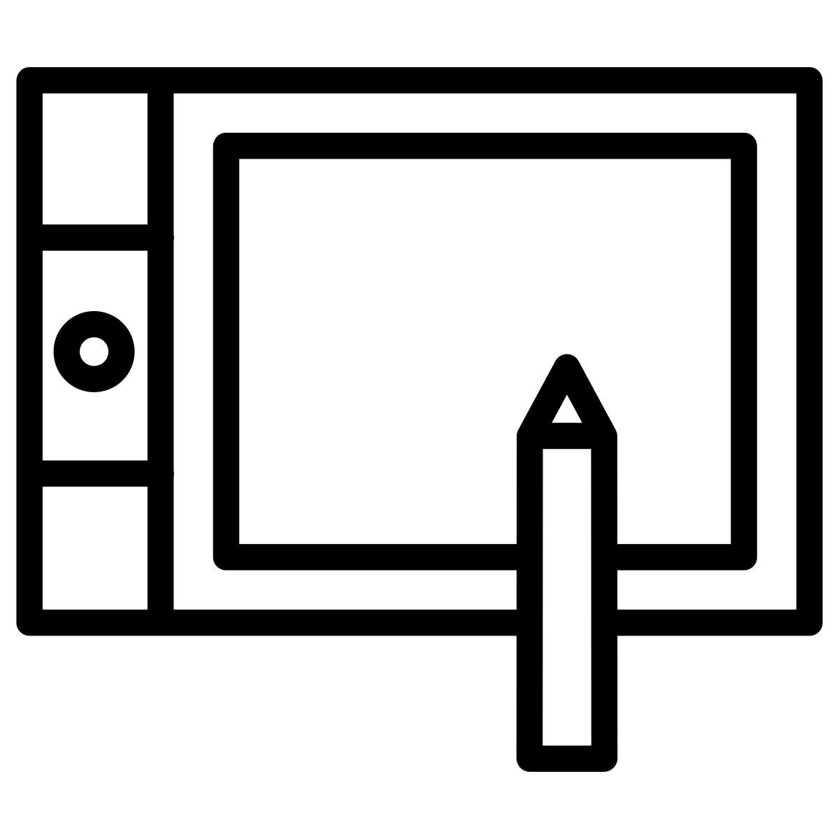 drawing tablet icon