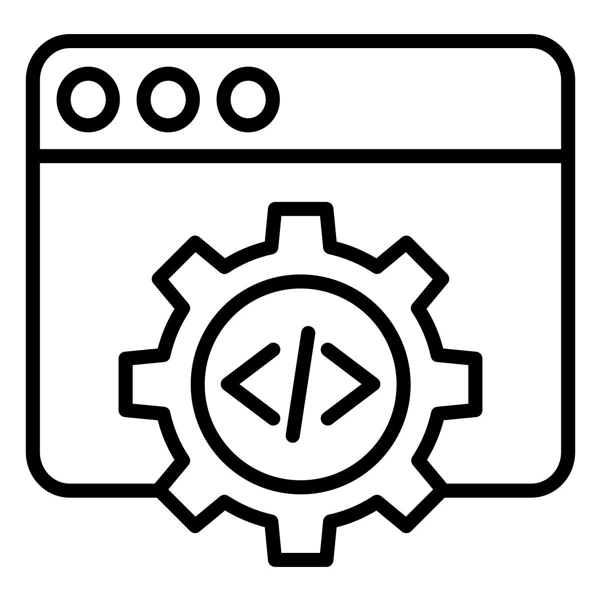web development icon