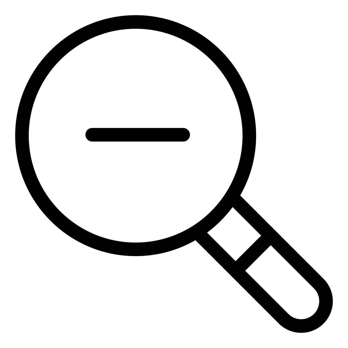 zoom out icon