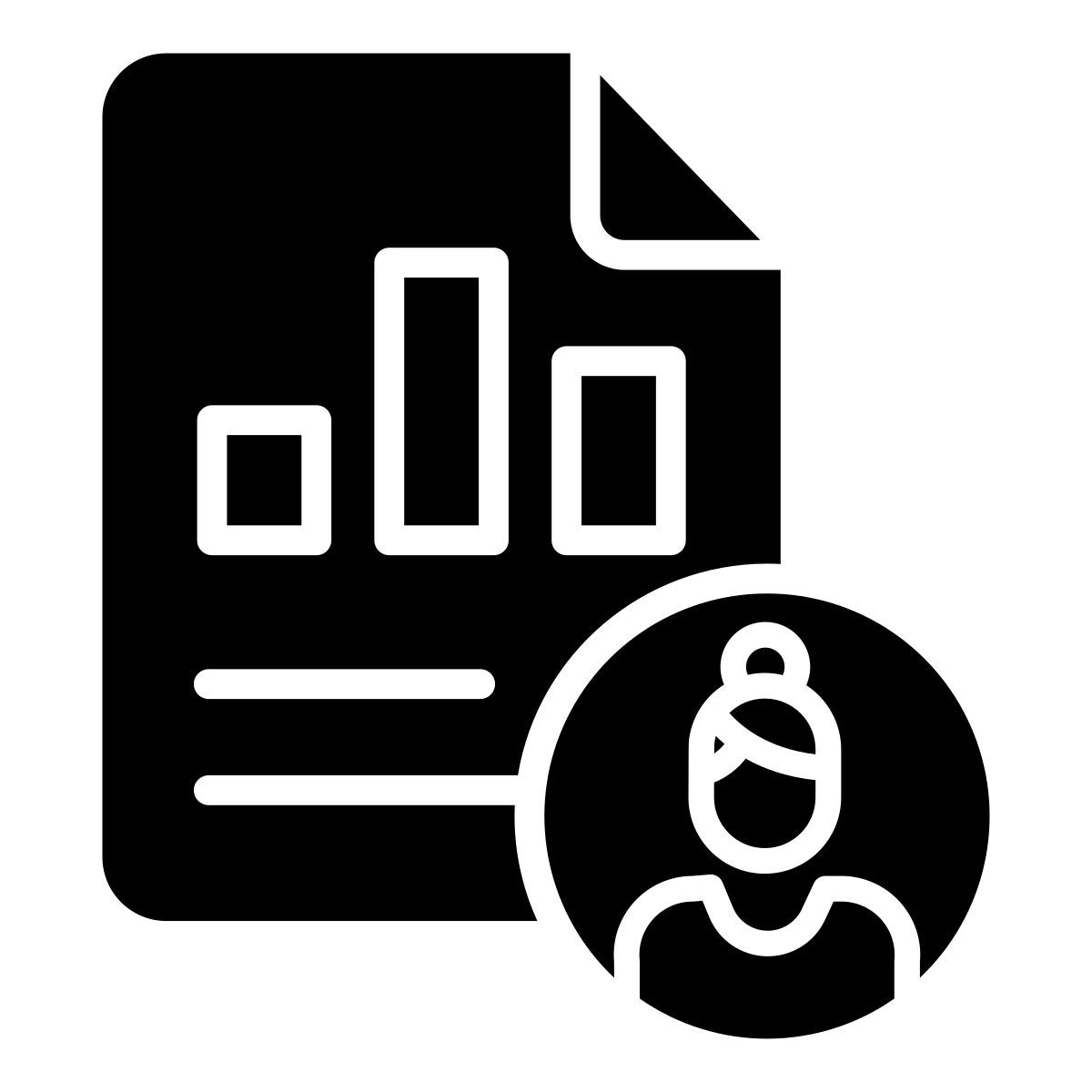 分析 icon