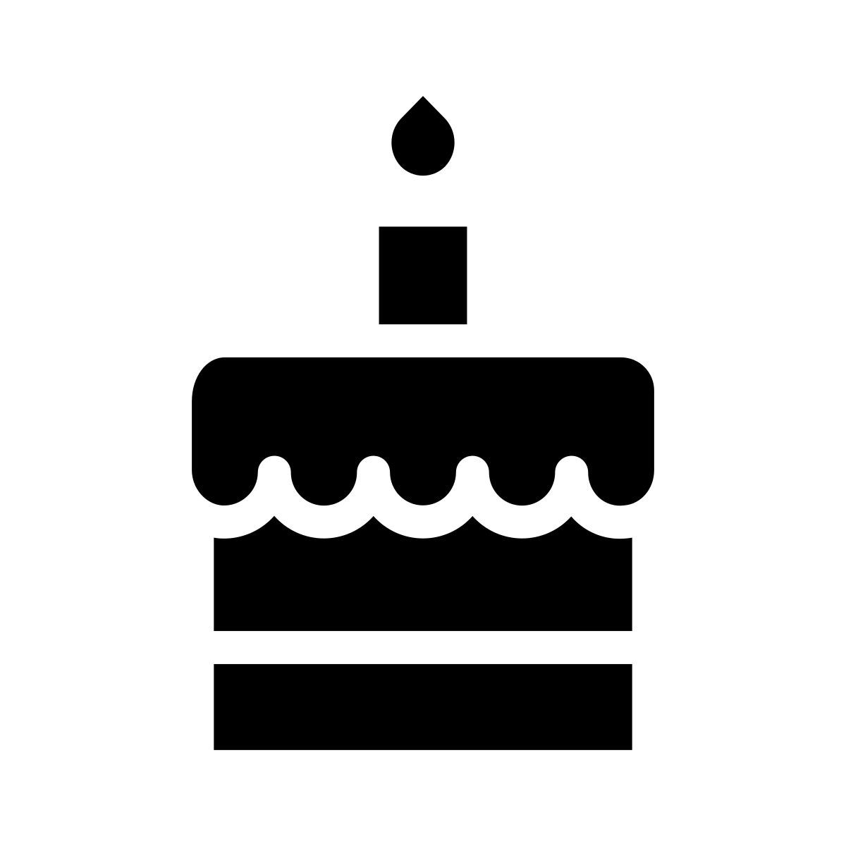 birthday cake icon