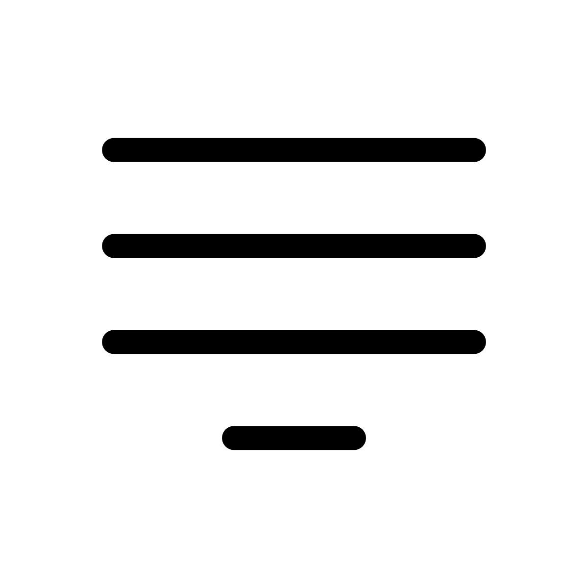 center alignment icon