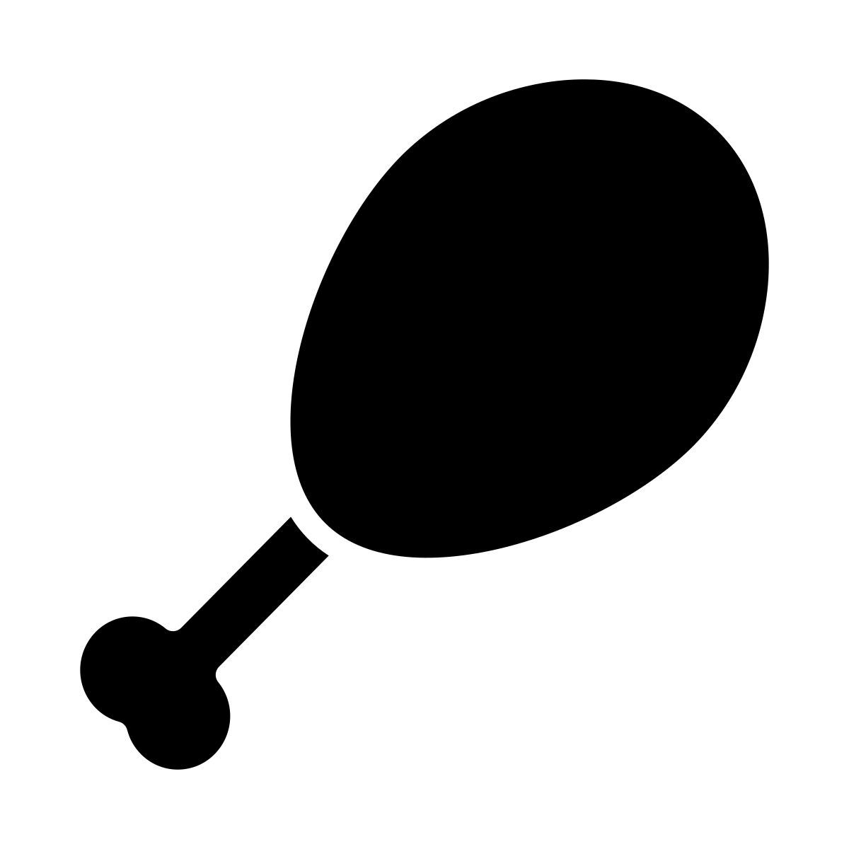chicken leg icon