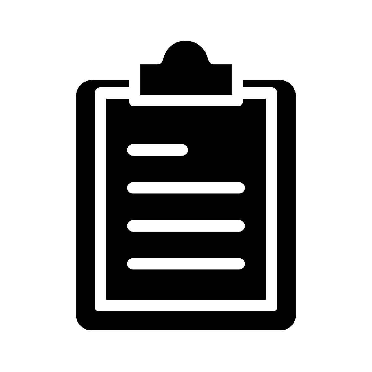 clipboard icon