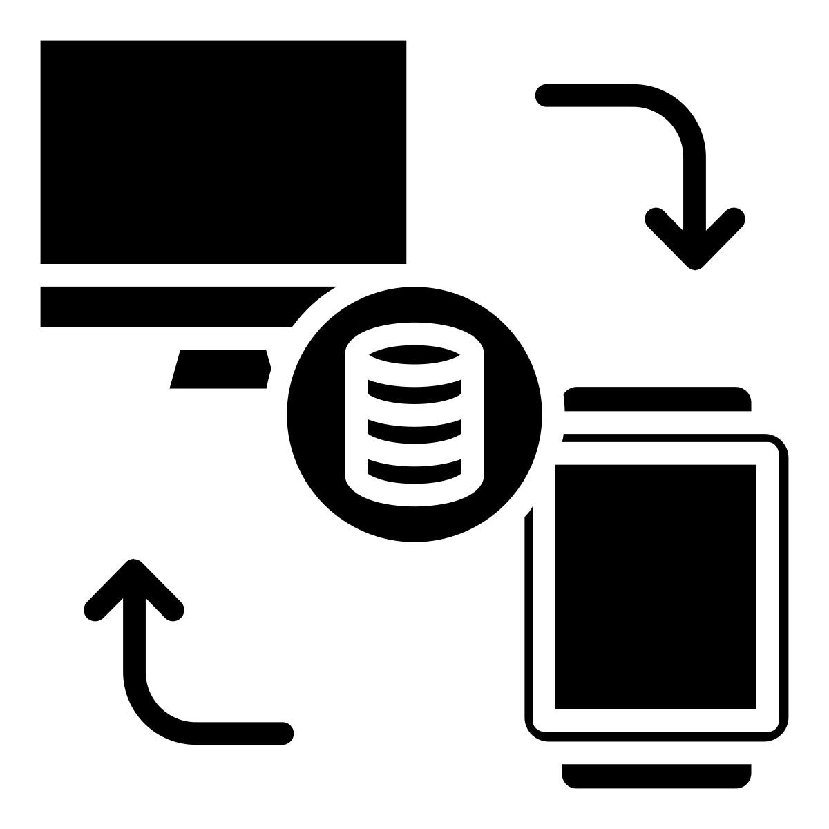 geräte synchronisieren icon