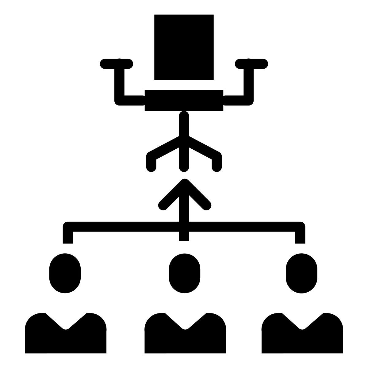 hierarchische struktur icon