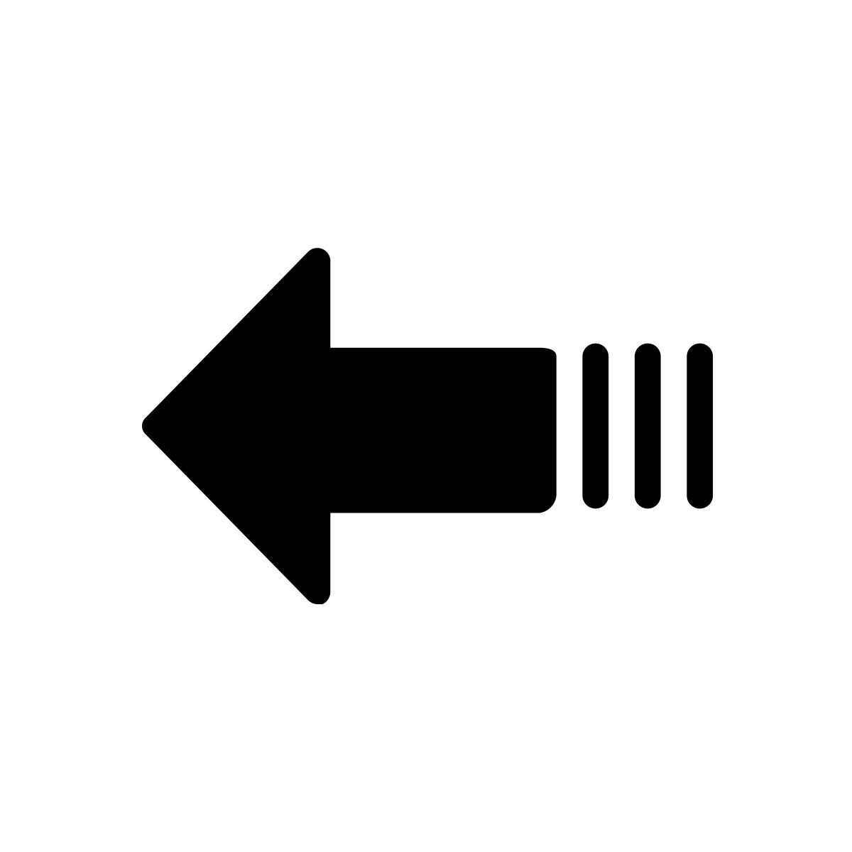 seta para a esquerda icon