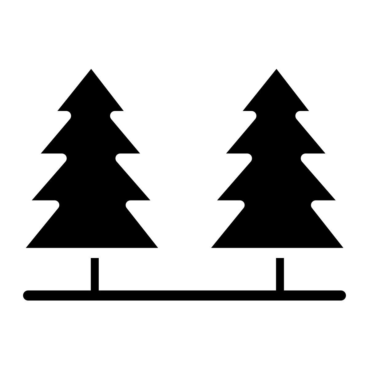 pine trees icon