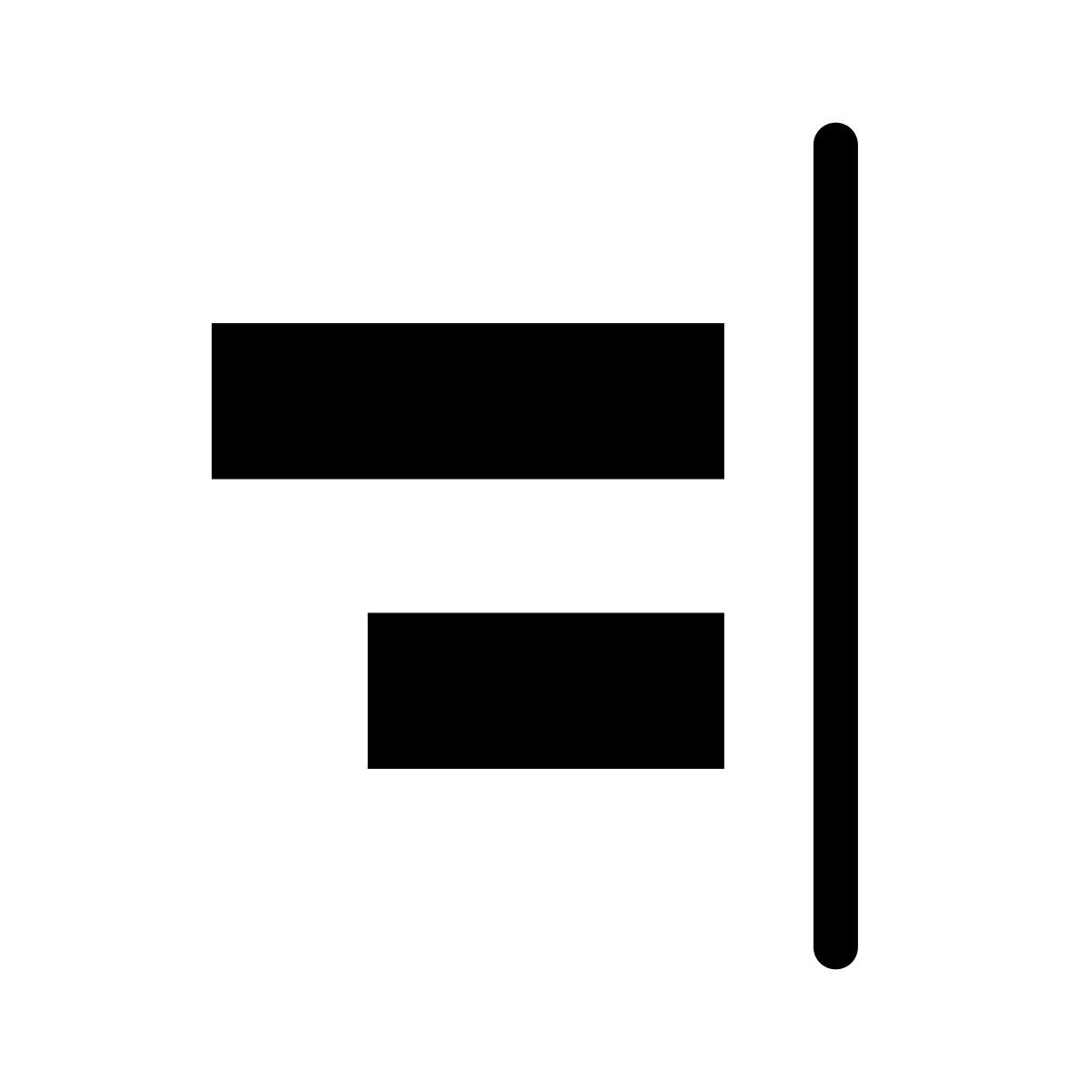 right alignment icon