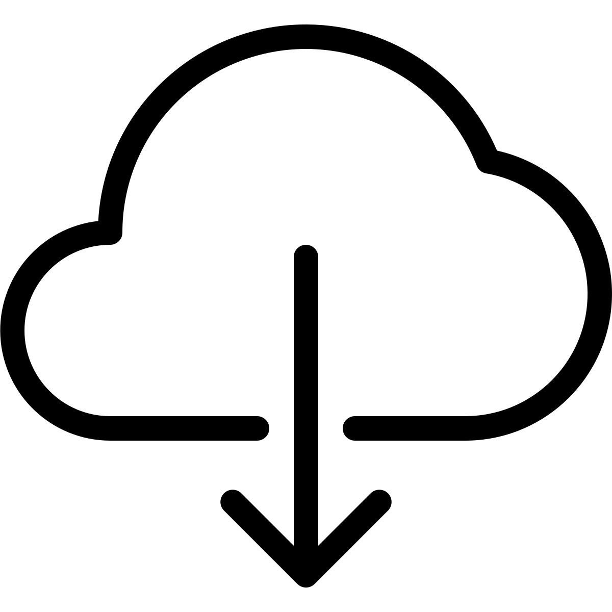 cloud download icon