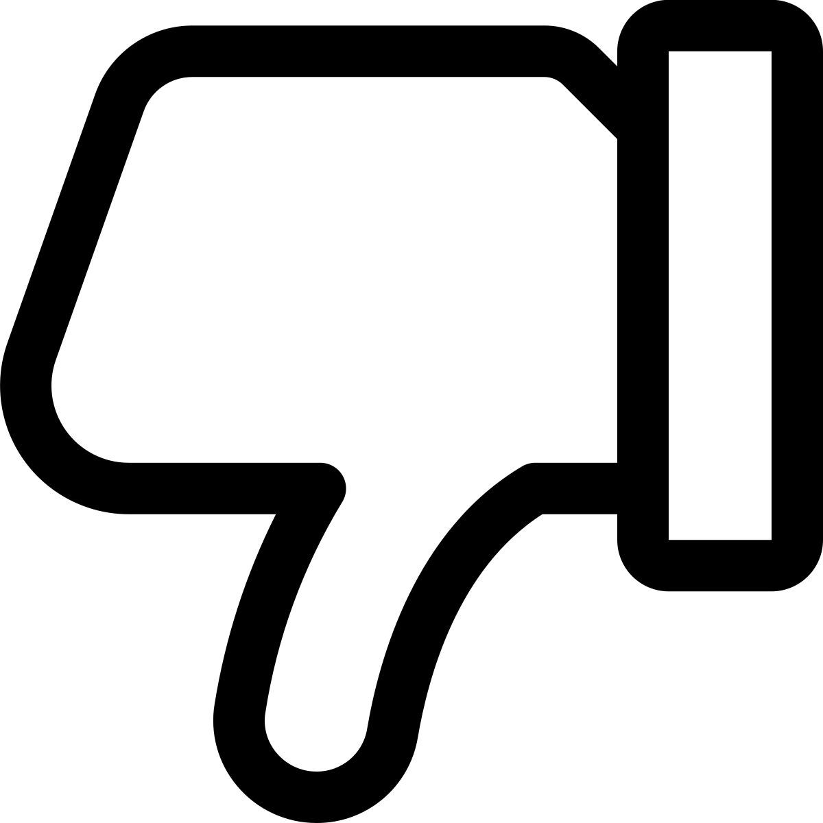 dislike icon