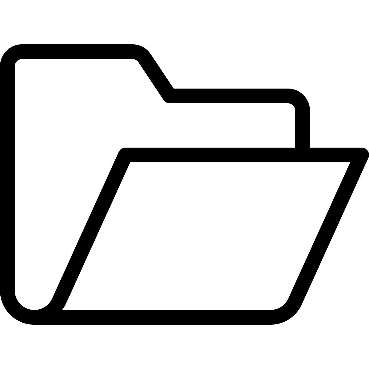 open folder icon