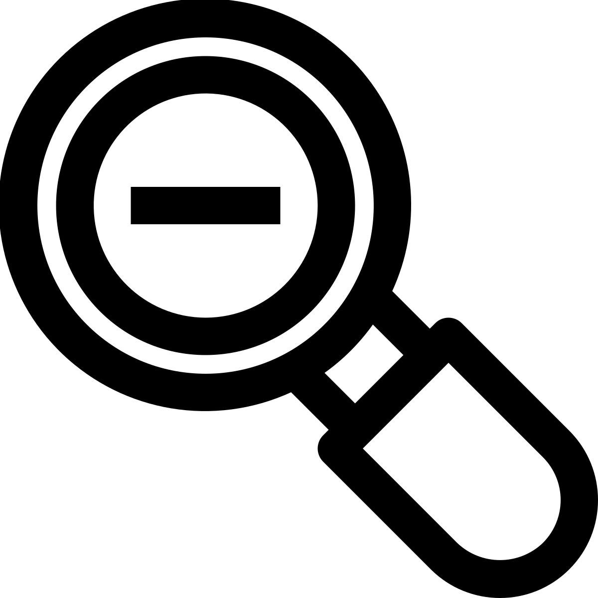 Diminuir o zoom icon
