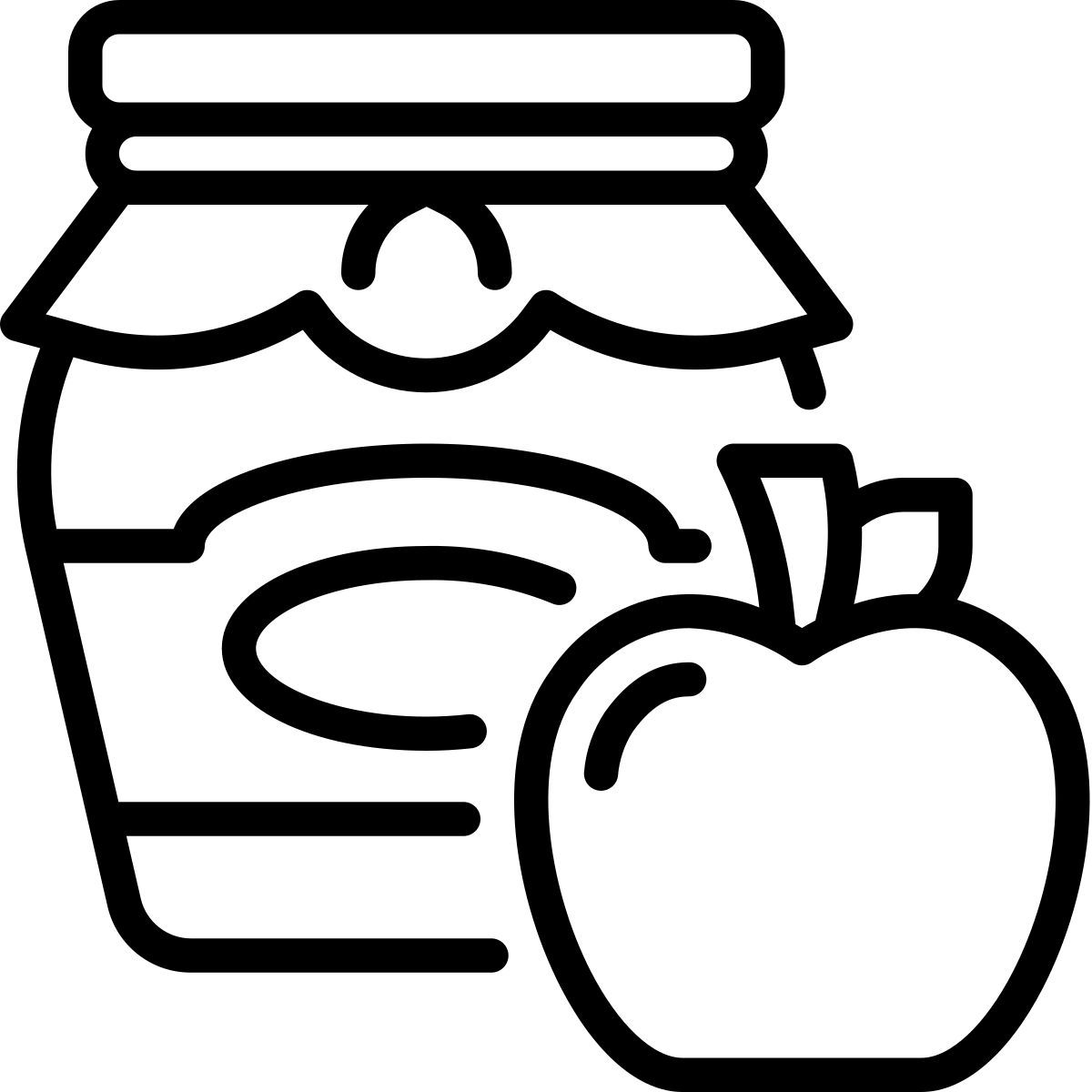 mermelada de manzana icon