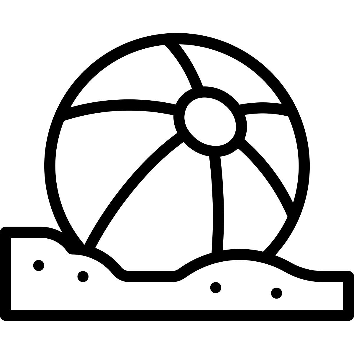 beach ball icon