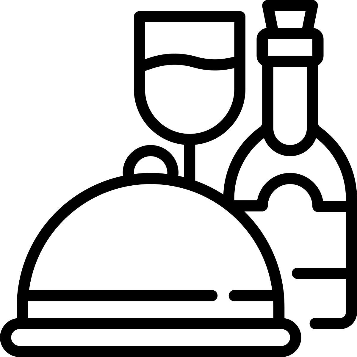 romantisches abendessen icon