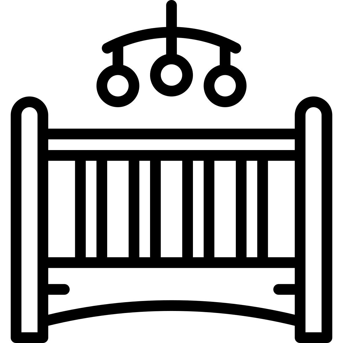 baby crib icon